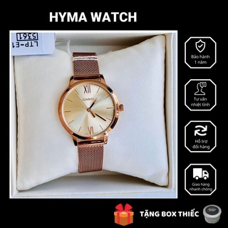 Đồng hồ nữ dây lưới LTP E157MR-9A Bảo hành 1 năm Hyma watch