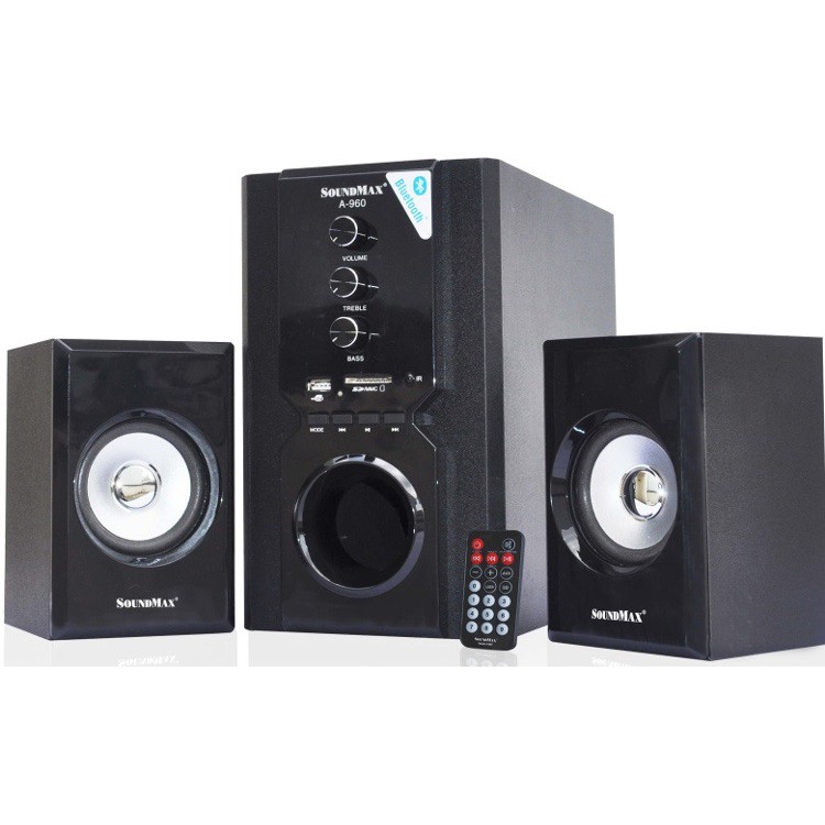 [Mã 77ELSALE hoàn 7% đơn 300K] Loa Vi Tính SoundMax A960 2.1 35W (RMS) - Hàng Chính Hãng.