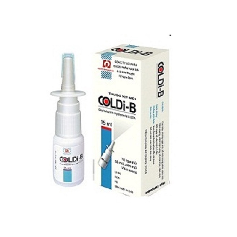 Dung dịch xịt mũi COLDI-B -hàng chính hãng dược phẩm Nam Hà (15ml)