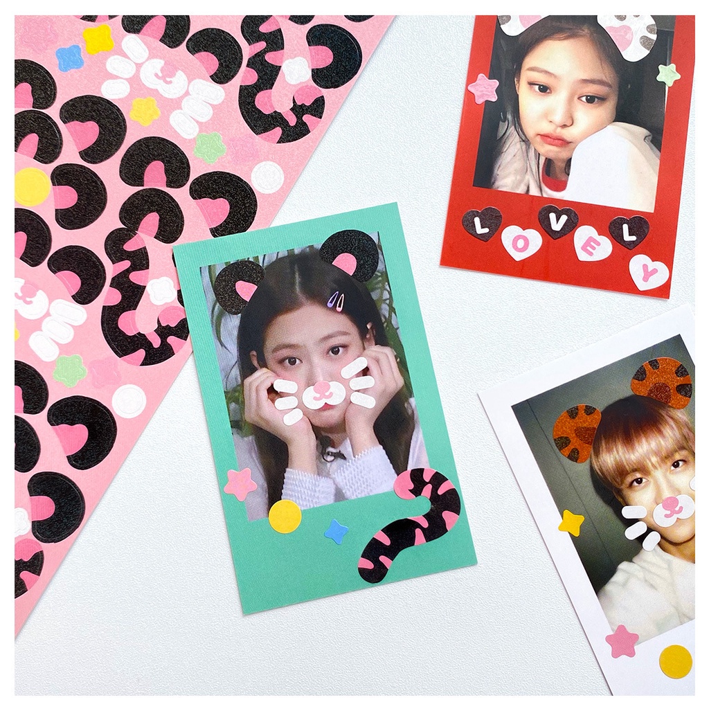 Miếng Dán Trang Trí Hình Mèo Dễ Thương