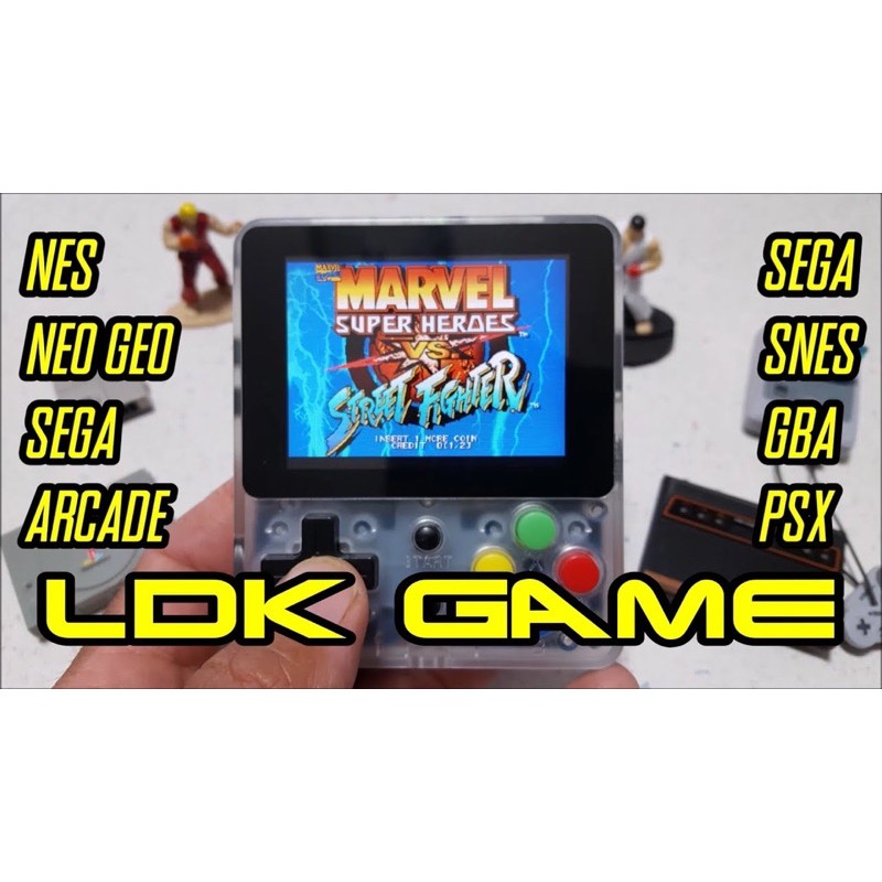 ldk game square giả lập 4 nút 6 nút , gba , ps...hệ điều hành linux