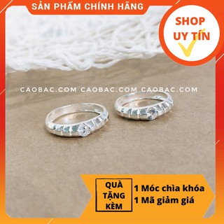 Nhẫn đôi💝freeship💝giảm 5k nhập mã 💝nhẫn đôi bạc galaxy