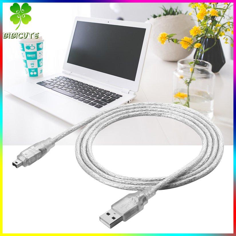 Dây Cáp Chuyển Đổi Ieee 1394 4 Pin 1.2m Usb 2.0 Male Sang Firewire Ieee 311