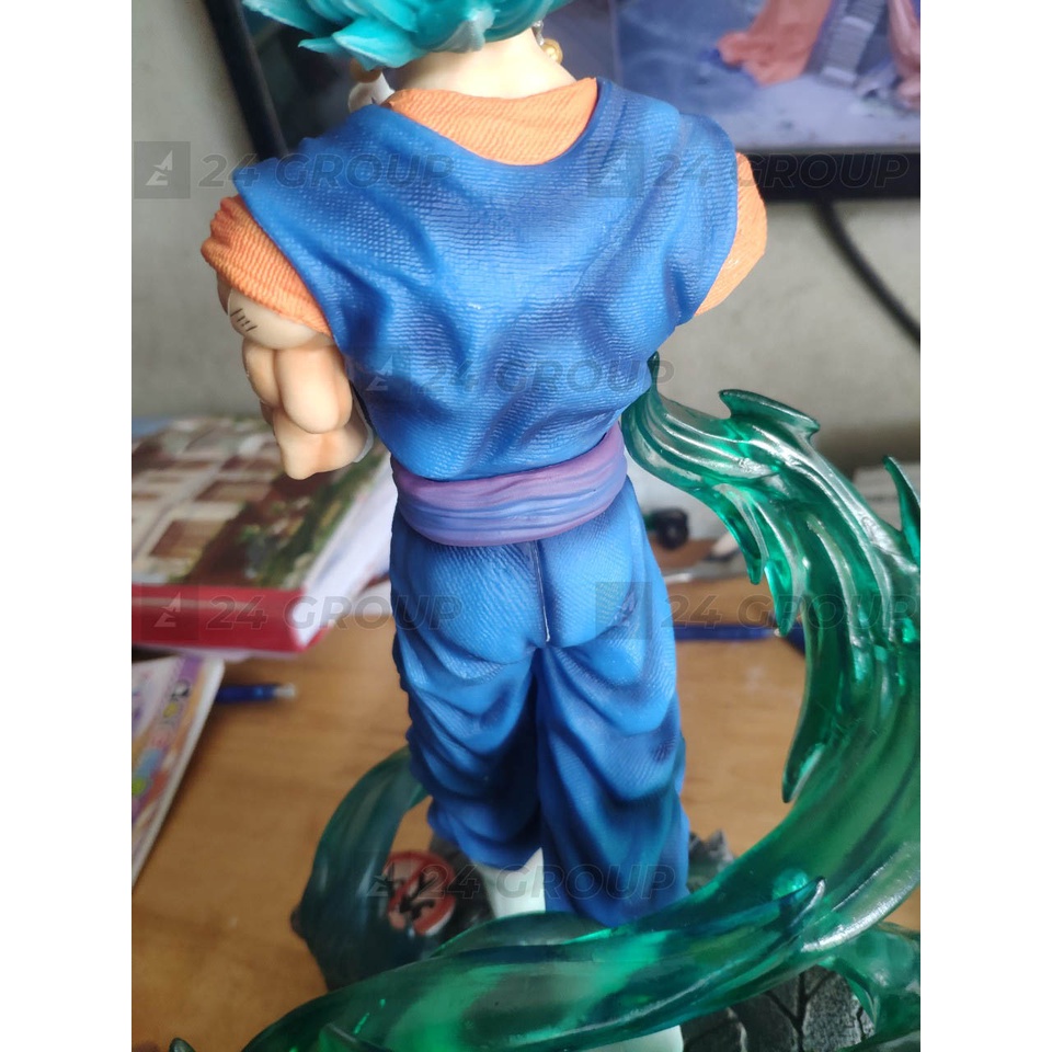 [3,4KG] Mô hình siêu to Vegito super saiyan blue cao 40cm có đèn led 3D vegeta goku mo hinh figure vegito dragonball