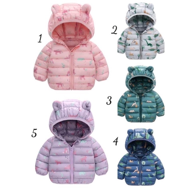 Áo  khoác tai gấu