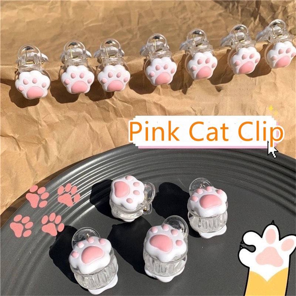 Set 2 kẹp tóc hình chân mèo dễ thương cho nữ