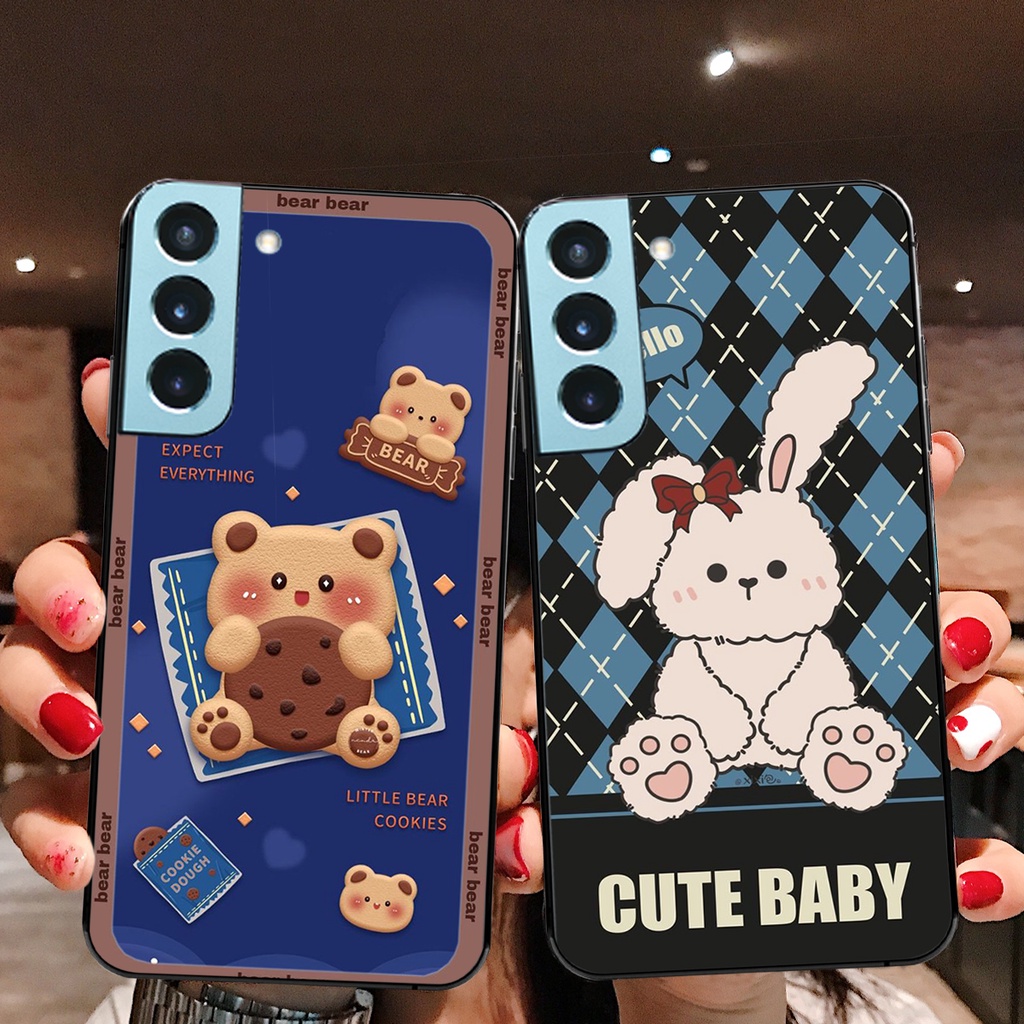 Ốp lưng Samsung S22 / S22 Plus / S22 Ultra / S22+ gấu cute SIÊU RẺ-SIÊU CHẤT
