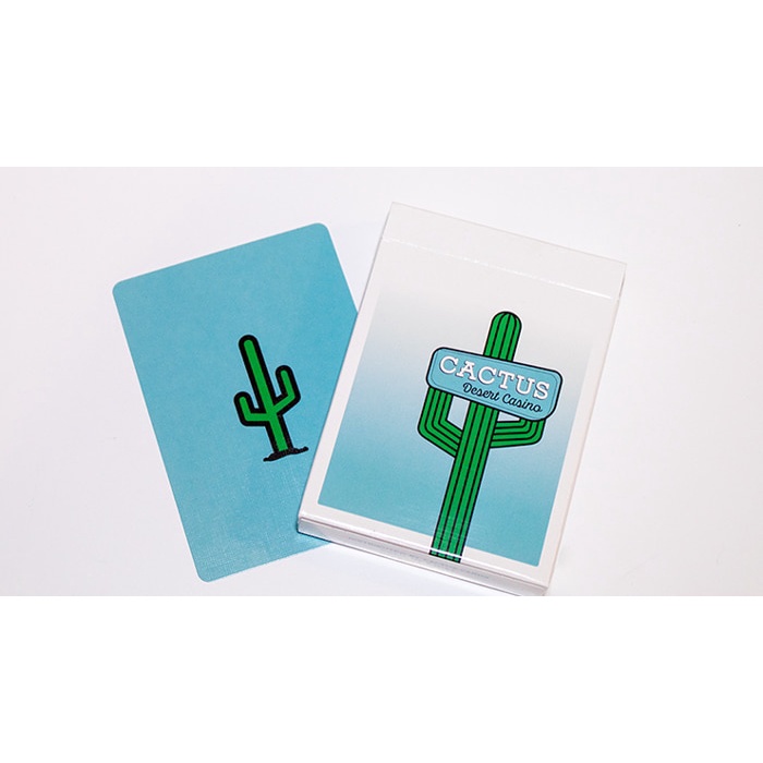 Bài Mỹ ảo thuật bicycle USA cao cấp : Cactus (Dusty Blue) Playing Cards