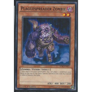 Lá bài thẻ bài Yugioh SDSE -EN021 Plaguespreader Zombie