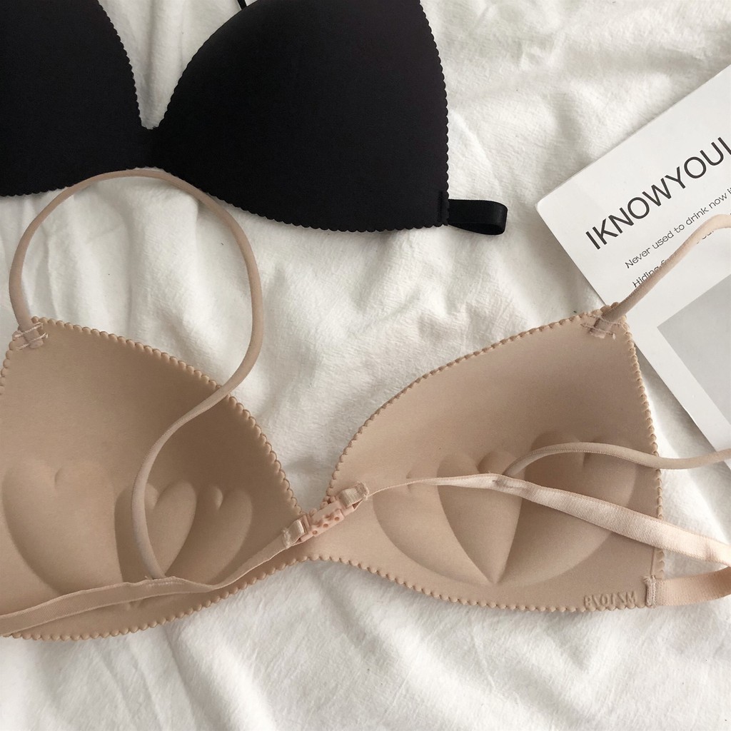 Áo Bra Su Trơn Đệm Tim Nâng Ngực Dây Mảnh Sexy Freesize 38-57KG | BigBuy360 - bigbuy360.vn