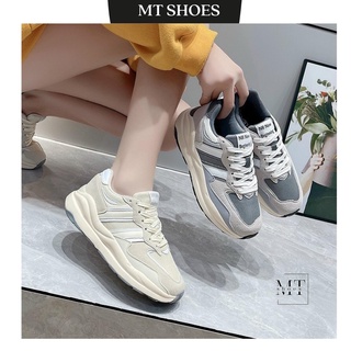 Giày bata nữ mix màu đế cao 5f phong cách trẻ trung năng động hàng chuẩn lên form siêu xinh mẫu mới