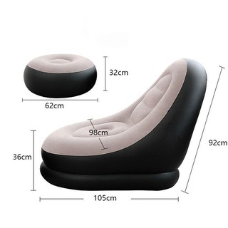 Bộ ghế hơi tựa lưng  - Ghế hơi, Sofa hơi có bơm điện, êm ái, dễ bơm