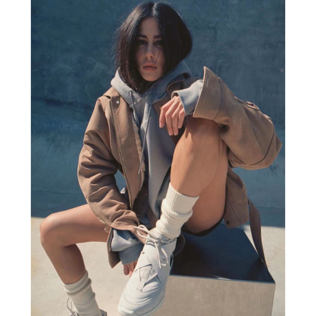 Áo nỉ mũ Fear Of God x Nik3 double hood hoodie ss20