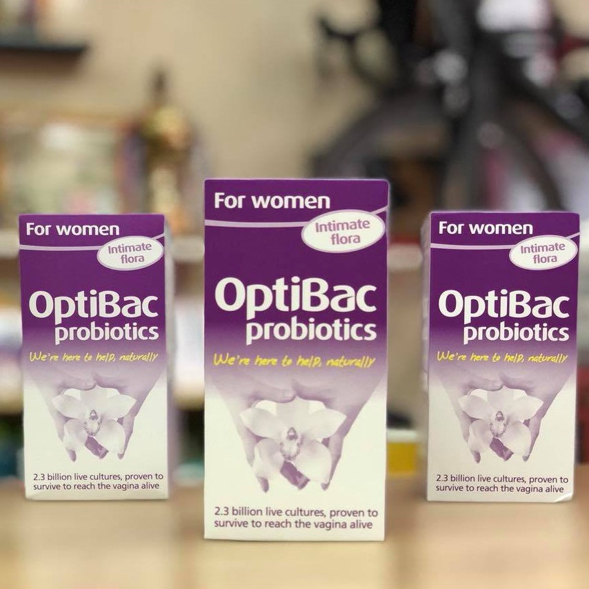 Viên uống men vi sinh OptiBac Probiotics For Women Tím của Anh