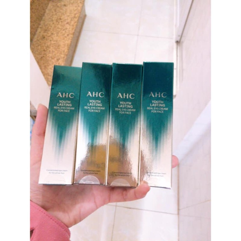 Kem Mắt AHC Ageless Real Eye Cream For Face 12ml &amp; 30ml Hàn Quốc - Family Cosmetics