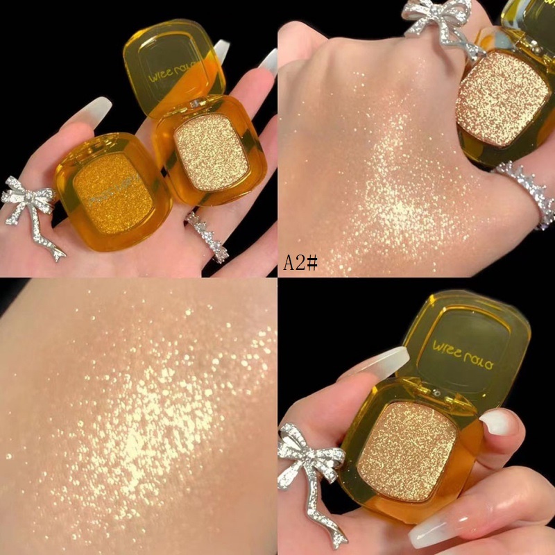 [Hàng mới về] Phấn mắt một màu tông nhũ ánh kim dùng trang điểm mắt | BigBuy360 - bigbuy360.vn