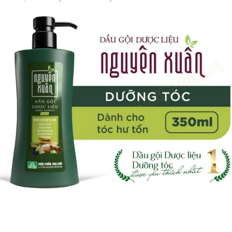 Dầu gội dược liệu nguyên xuân xanh 350ml