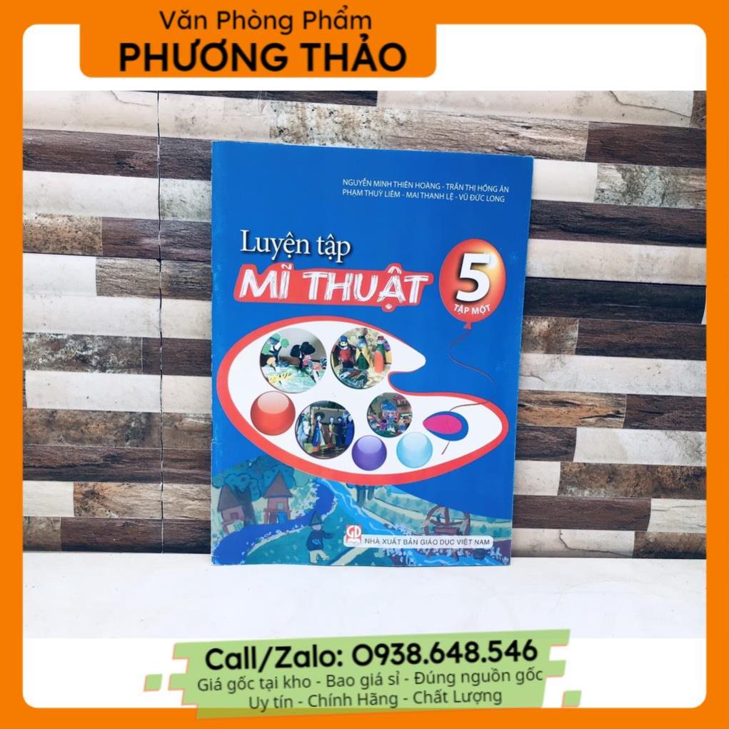 ⚡vpp sỉ, giá gốc⚡ Luyện  tập mỹ thuật  lớp 3-4-5 dành cho học sinh tiểu học - VPP Phương Thảo