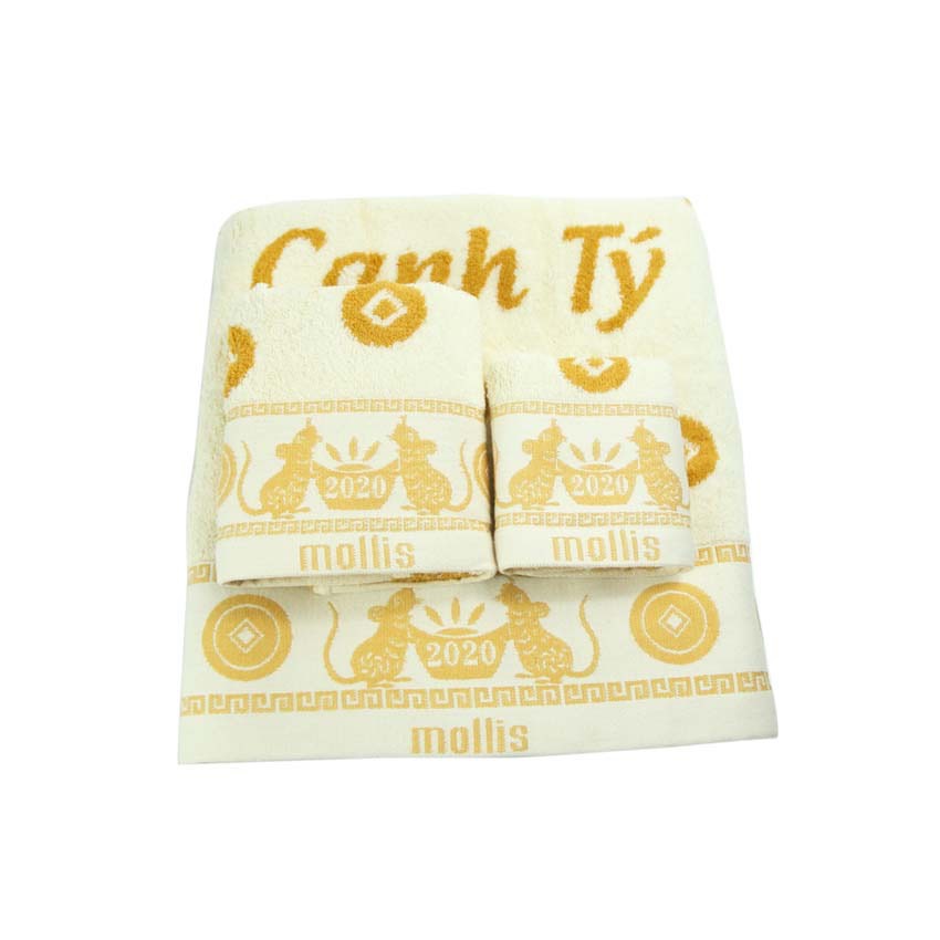 Khăn tay chất liệu cotton HM7Z Mollis 28 x 42 cm