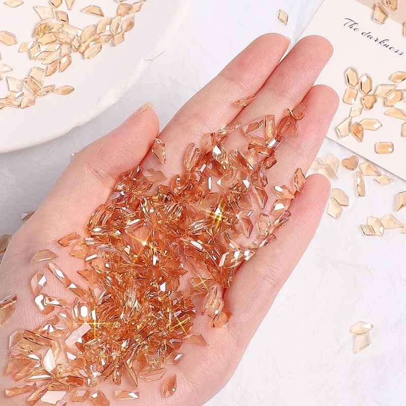 Bộ 100 Viên Đá 3D Lấp Lánh Trang Trí Móng Tay