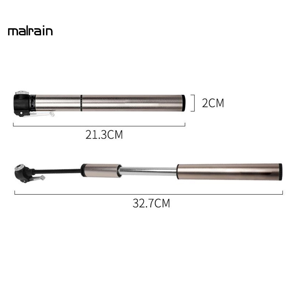 Dụng cụ bơm bánh xe đạp áp suất cao cầm tay tiện dụng cho xe đạp leo núi