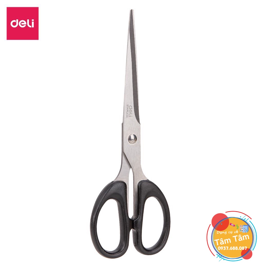[ TÂM TÂM ]-Kéo cắt giấy, Kéo Văn Phòng Deli 6009