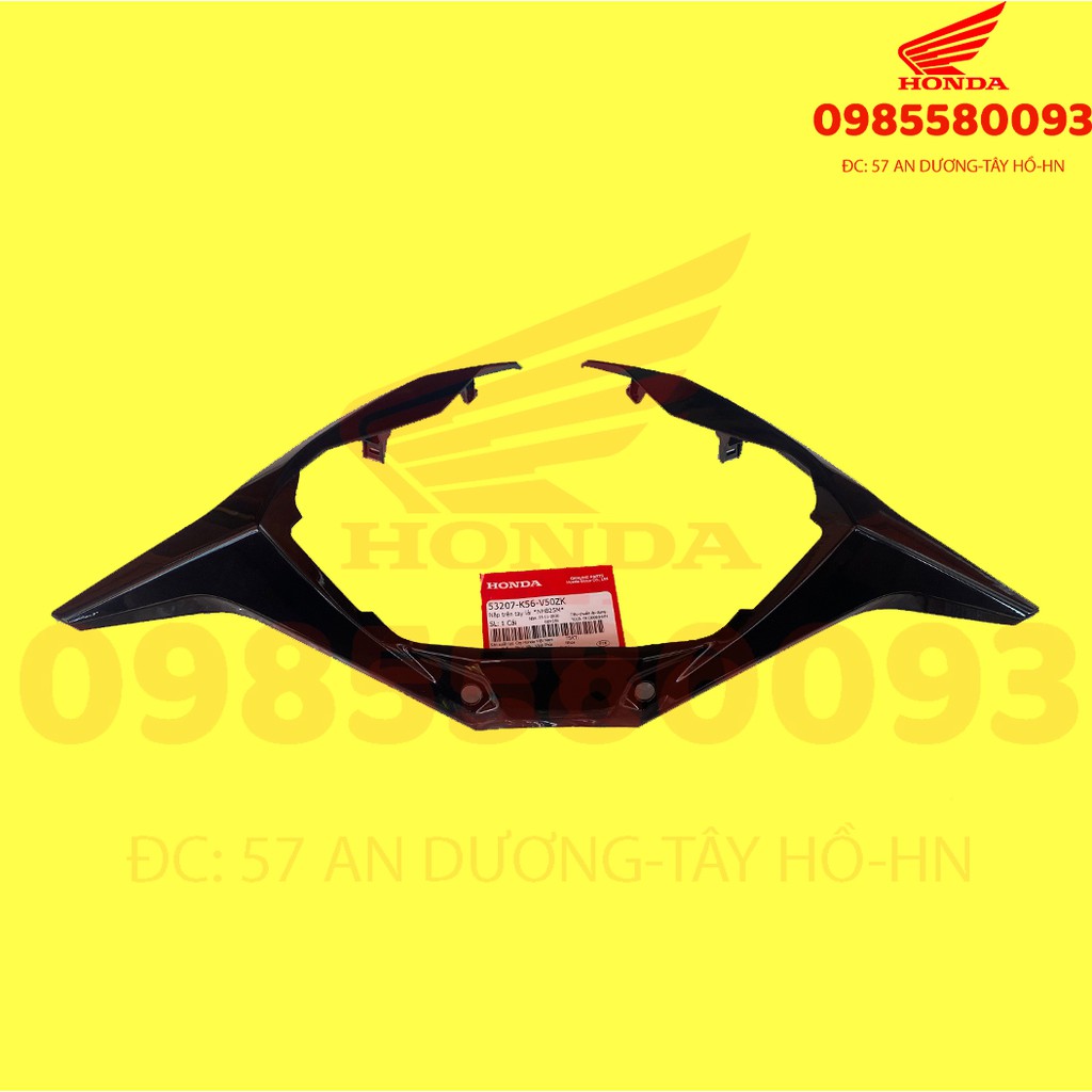 NHỰA ỐP ĐẦU XE WINNER X MÀU ĐEN BÓNG ZIN HÃNG HONDA