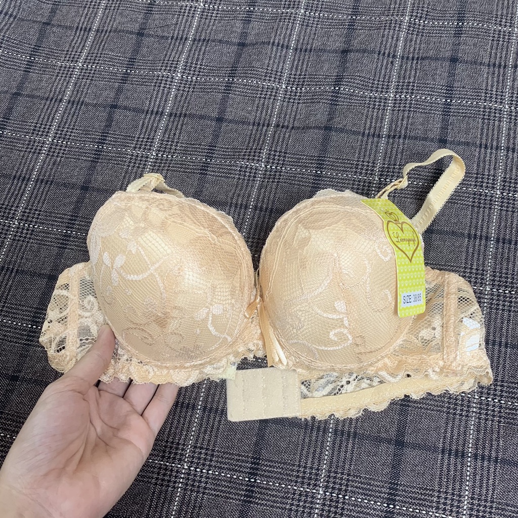 Áo Lót Ren Hoa Mai Mút Dày 3,5Cm Đẹp  - Nâng Đẩy Mạnh - Mút Mềm