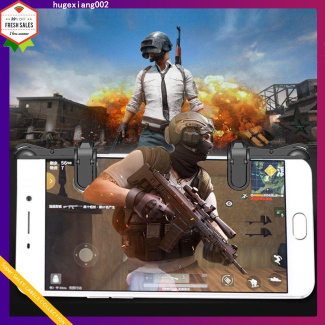 Cặp Cò Bấm L1 / R1 Chơi Game Pubg Cho Điện Thoại Samsung Iphone