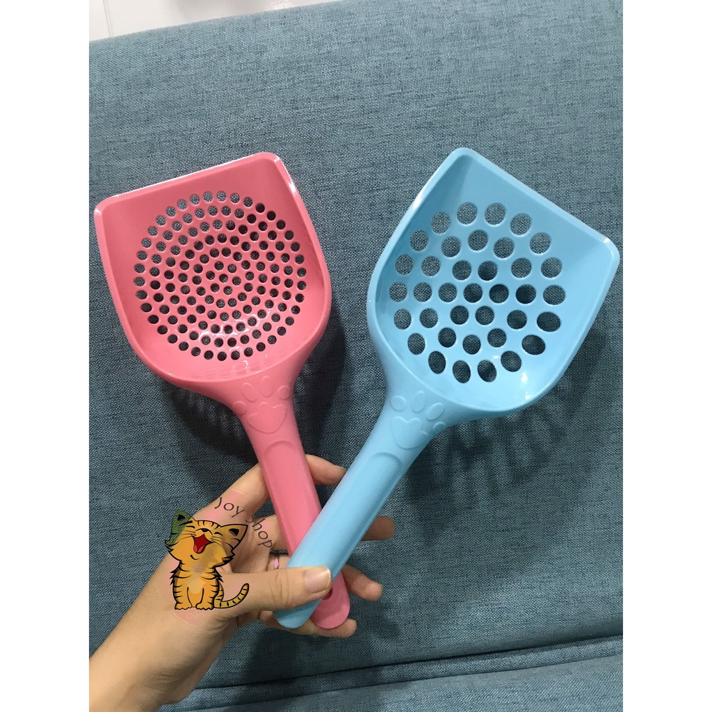 [MÀU NGẪU NHIÊN] XẺNG XÚC CÁT LỖ TRỒN CHO MÈO