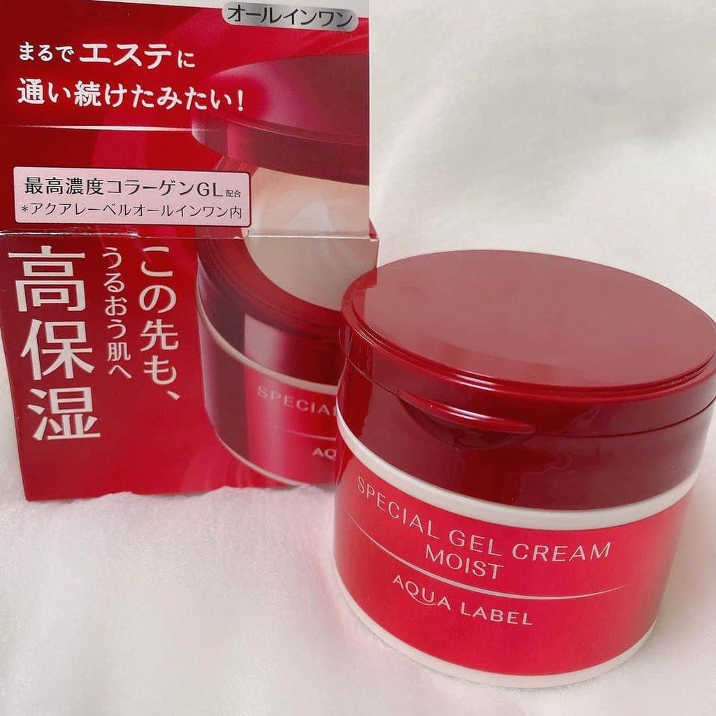 DATE 2024-Kem dưỡng da Shiseido Aqualabel Special Gel Cream 5 in 1 90G