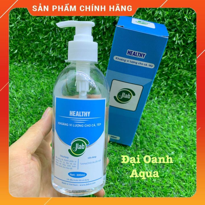 Khoáng Vi Lượng Cho Cá Tép Healthy JLAB - Bổ Sung Khoáng Ở Dạng Vi Lượng Giúp Mọi Loại Cá Tép Sinh Trưởng Ổn Định