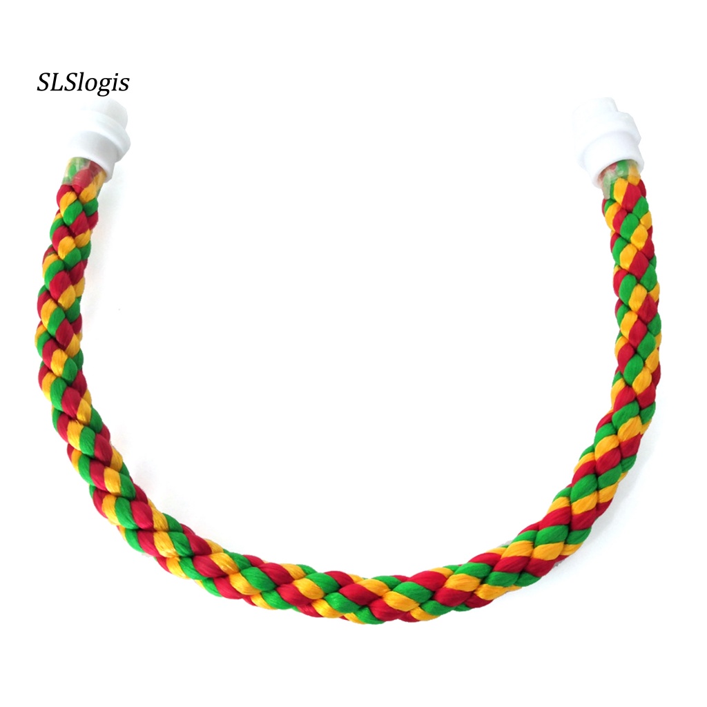 Đồ Chơi Mài Móng Chân Bằng Dây Cotton Bện Cho Chim Vẹt