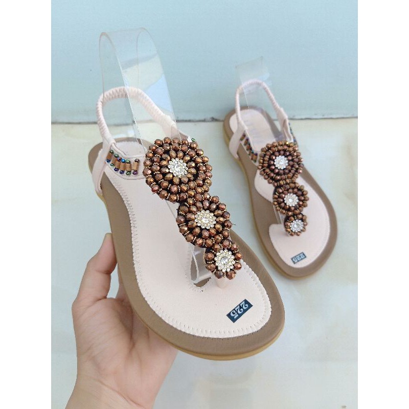 Sandal xỏ ngón MAILIAA quai đính đá dễ thương