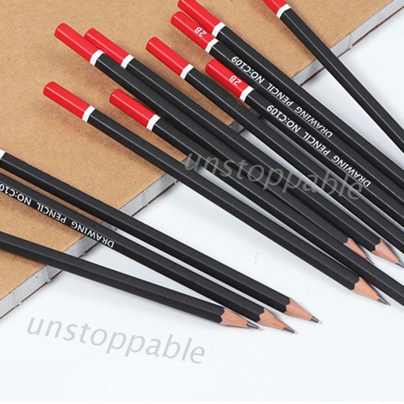 Hộp 12 Bút Chì Graphite 2h Hb 2b 3b 3h 4b 5b 6b 8b 10b