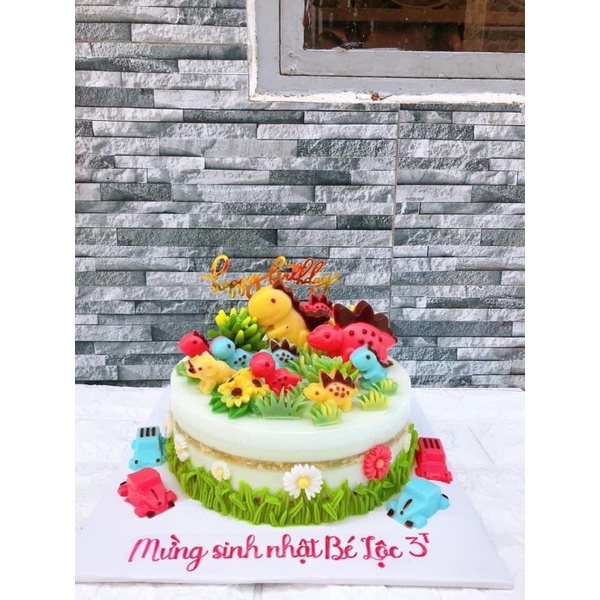 Sét 8 Khuôn Slicon Khủng Long To/ vỉ khủng long nhỏ