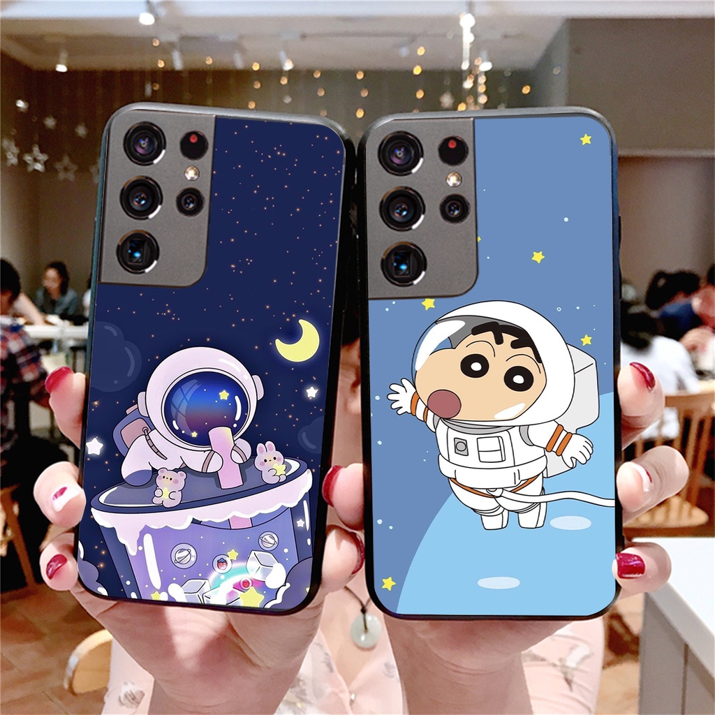 Ốp lưng Samsung S21 - Samsung S21 Plus - Samsung S21 Ultra - mẫu phi hành gia vũ trụ cute đáng yêu giá siẻuer