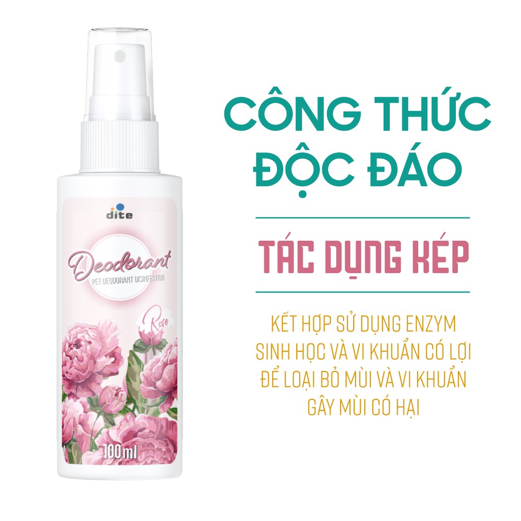 BÌNH XỊT KHỬ MÙI HÔI CHÓ MÈO, SÁT KHUẨN DEODORANT - HAYUMI - 100ml - SÁT KHUẨN CHUỒNG, NỆM, CÁT, PHÂN, NƯỚC TIỂU