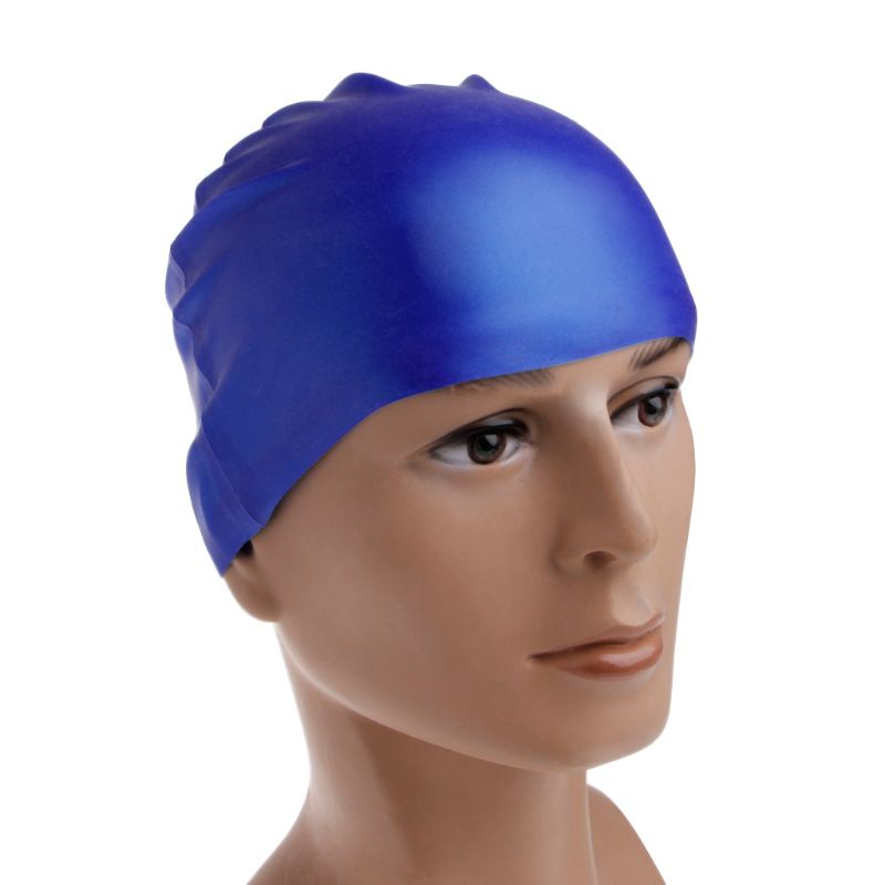 Mũ Bơi Silicone Co Giãn Chống Thấm Nước Tiện Dụng Cho Nam Và Nữ