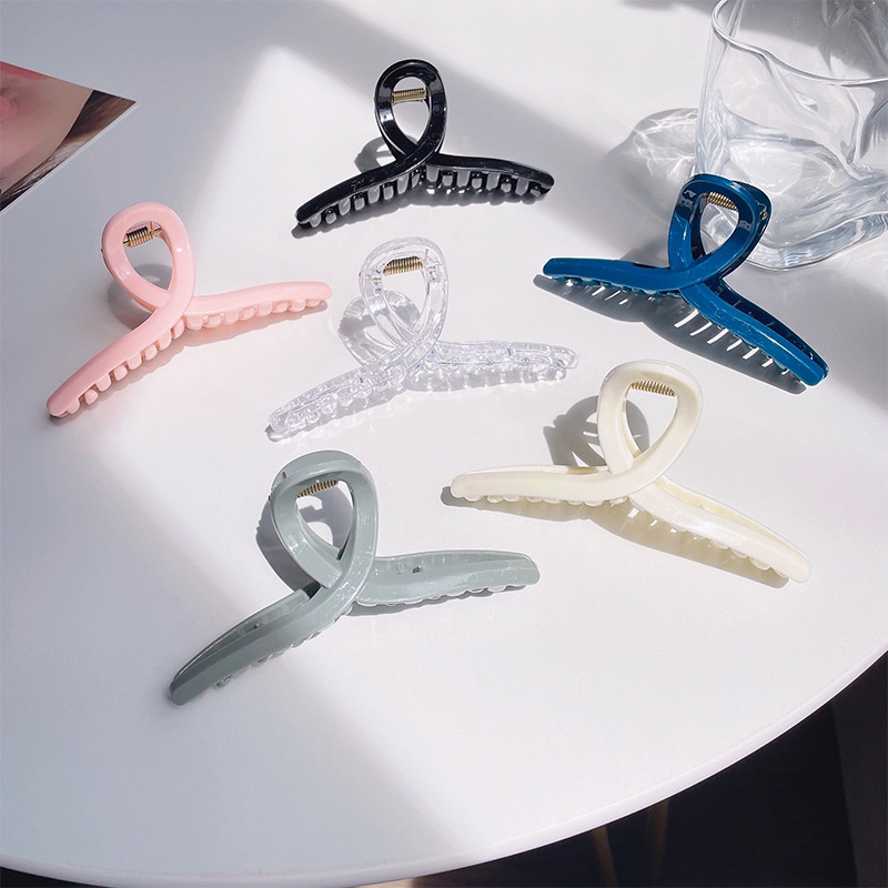 Kẹp Tóc Hình Cá Mập Lớn Đơn Giản Thời Trang Hàn Quốc