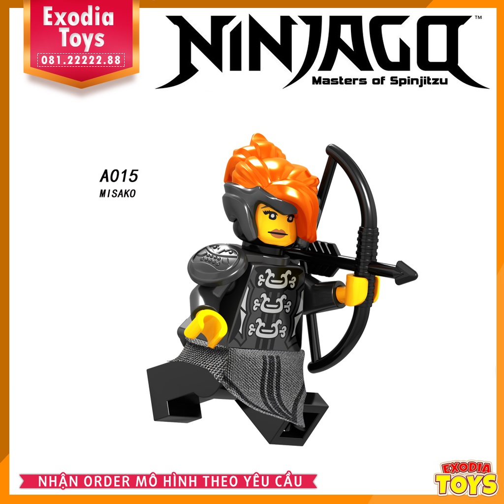 Xếp hình Minifigure Nhân vật Ninjago : Master Of Spinjitzu Season 8 - Đồ Chơi Lắp Ghép Sáng Tạo - LELE A009-A016