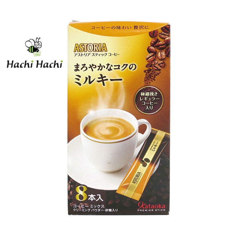 CÀ PHÊ SỮA HÒA TAN ASTORIA ĐẬM ĐÀ 96G (12G X 8 GÓI) - Hachi Hachi Japan Shop