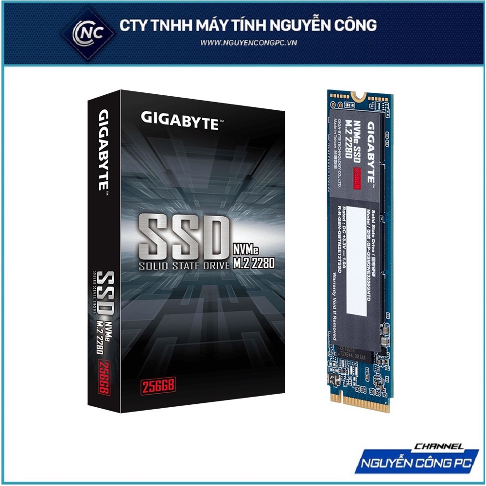 Ổ Cứng SSD GIGABYTE NVMe 256GB M.2 2280 PCIe Gen 3x4