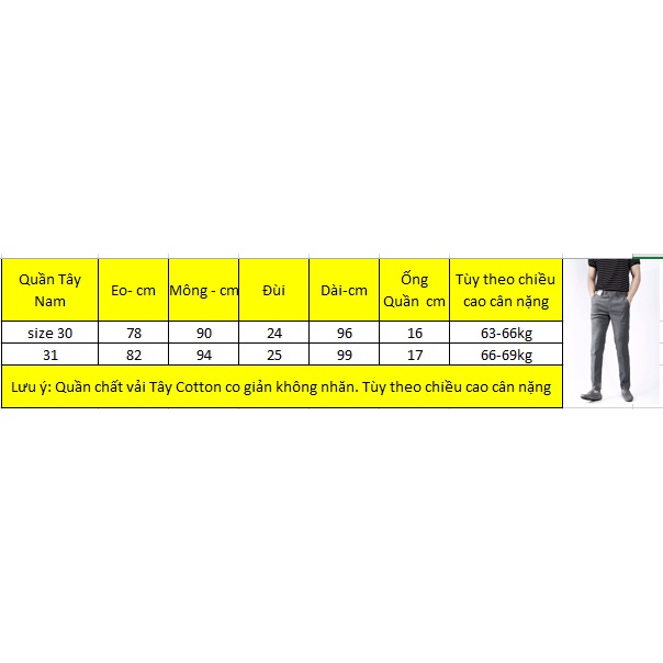Quần Tây Nam POGIDO FORM Cotton Co Giãn Nhẹ Mịn - 3348