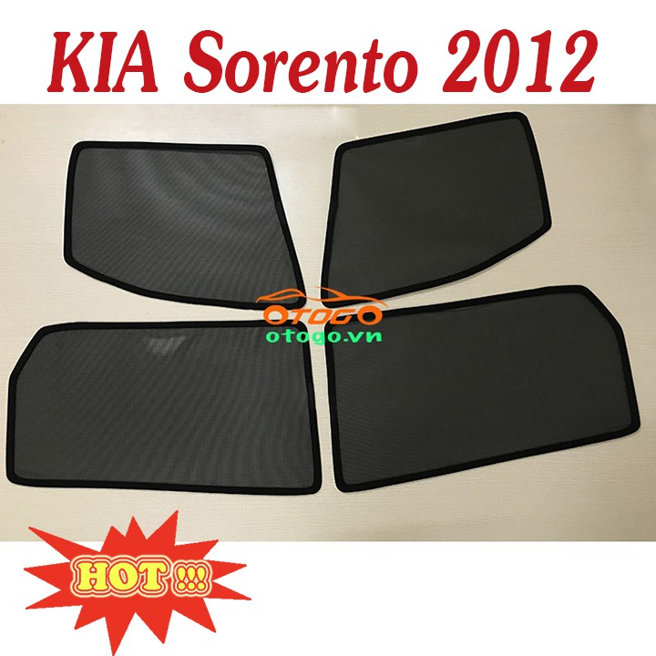 Bộ Rèm Che Nắng Kính Ô Tô Theo Xe - Kia Sorento 2012 LOẠI 1