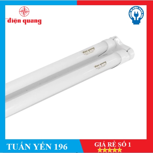 Đèn Tuyp Led 1m2 máng Đôi/ Đơn Điện Quang ( 2x18W daylight, mini nắp rời 1.2m, TU09 )