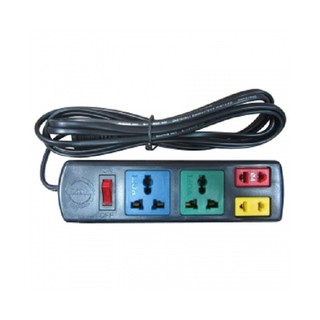 Ổ cắm LIOA đa năng 4 ổ + 1 công tắc 2D2S32 & 2D2S52-bảo vệ quá tải bằng CB