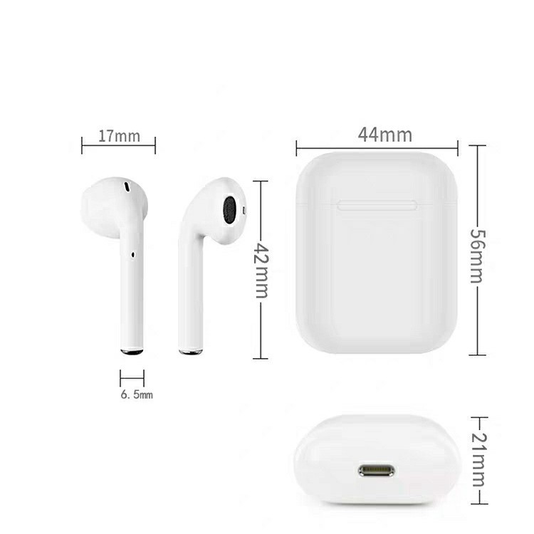 Tai Nghe Không Dây i12 TWS Bluetooth 5.0 Mini Cho Apple