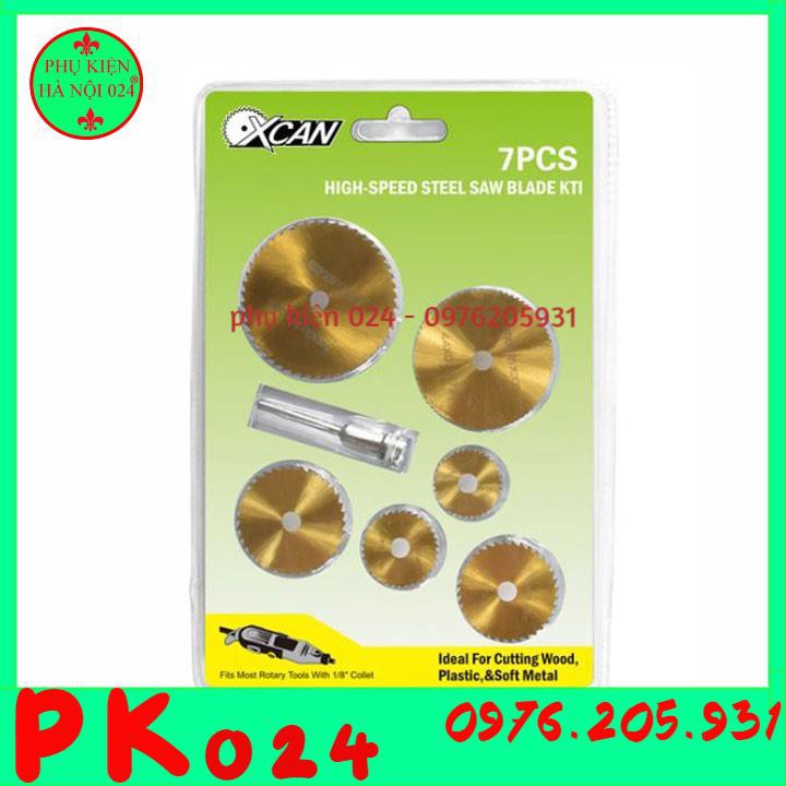 Bộ Lưỡi Cắt Bánh Răng 7 Món Mạ Titan Cao Cấp