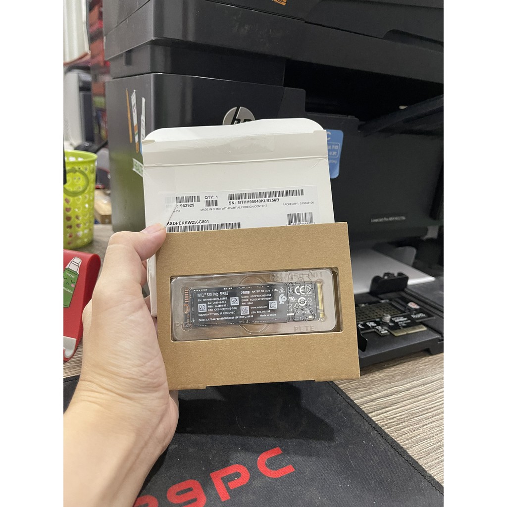 Ổ Cứng SSD Intel 256GB 760P seri M.2 NVMe PCIe New